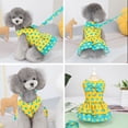 thumbnail image 3 of Dog Dress Harness with Leash Bow-knot Fashion Spring Summer Pet Skirt Clothes Puppy Costume, 3 of 8