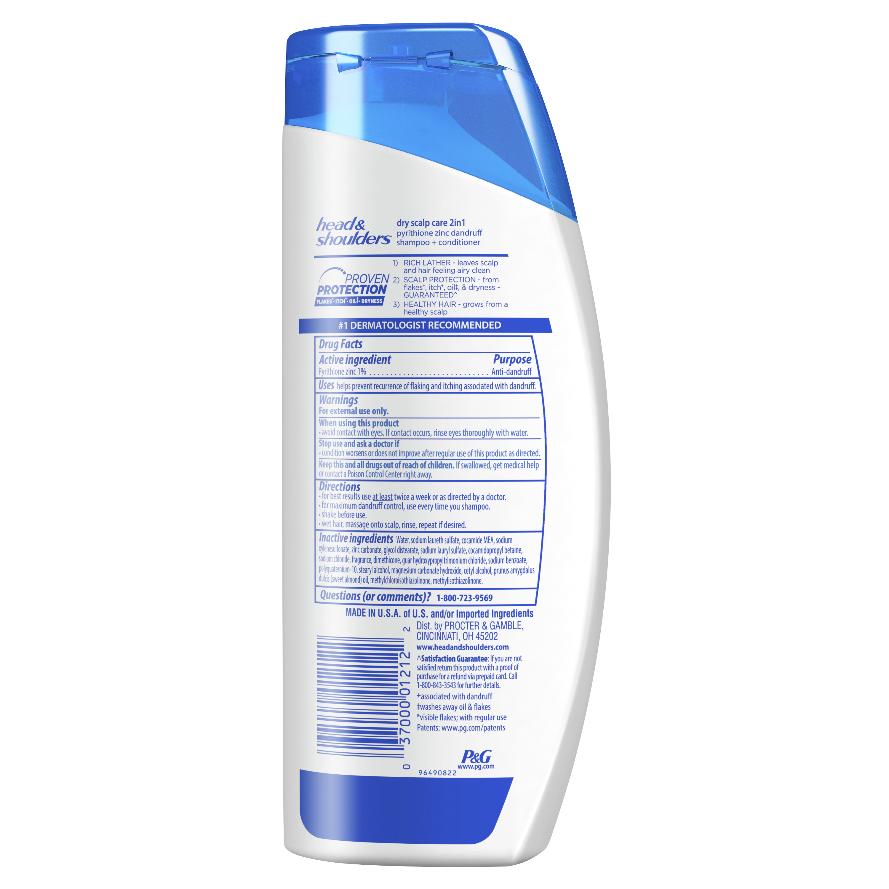 Head & Shoulders Anti-Dandruff 2-in-1 Shampoo Plus Conditioner, 23.7 oz