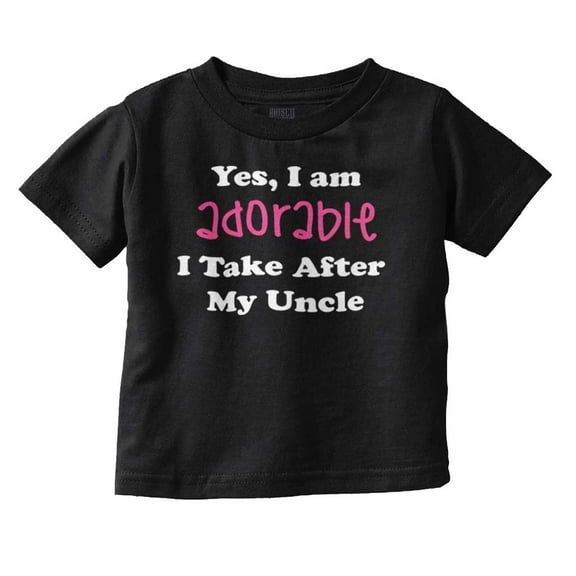 Adorable Like My Uncle Nephew Niece Toddler Boy Girl T Shirt Infant Toddler Brisco Brands 6M