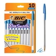 thumbnail image 1 of Bolígrafo BIC Cristal Xtra Smooth azul medio, 10 unidades, 1 of 6