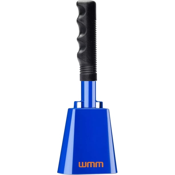 Campana de acero de 10 pulgadas con mango Campana de animación para eventos deportivos Campanas y campanillas escolares sólidas grandes Instrumentos musicales de percusión Alarma de campana de llamada