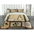 thumbnail image 2 of Ambesonne Eastern Quilted Coverlet 3 Pcs, Girl in Dress Cultural, King Size, Multicolor, 2 of 4