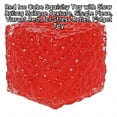 thumbnail image 3 of Red Ice Cube Squishy Toy with Slow Rising Texture, Single Piece, Vibrant Red, for Relaxation, Squeeze Toy, 3 of 3