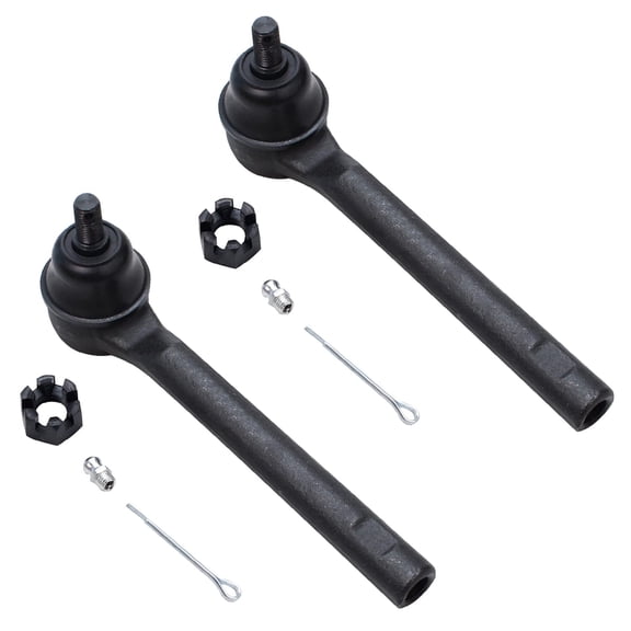 Detroit Axle - Front 2pc Tie Rods for 05-10 Honda Odyssey, 2 Outer Tie Rod Ends 2005 2006 2007 2008 2009 2010