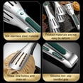 thumbnail image 3 of Monstrate Alimento Tong BBQ Grill Filete Pan Clip Herramientas de cocina Acero inoxidable Antideslizante Conveniente Carne Buffet Cake Cubiertos Type2 NO2, 3 of 6