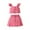 Pink, variant on Coerni Toddler Baby Girl Skirts Outfit Spring Summer Kids Clothes Sleeveless Knit Vest Top + Pleated A Line Skirts Set