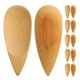 thumbnail image 1 of 12 minicucharas de bambú para té, café, especias y condimentos Cucharas de madera pequeñas para servir miel, postres, hogar y restaurantes, 1 of 7