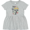 thumbnail image 3 of Inktastic This Princess is Two Second Birthday Girls Baby Dress, 3 of 5