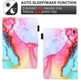 thumbnail image 3 of Dteck for Fire Max 11 Tablet Case - Cute PU Leather Folio Stand Cover with Credit Card Slots for Amazon Fire Max 11 13th Generation 2023,Colorful Marble, 3 of 5
