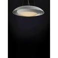 thumbnail image 3 of 35075CYSLWT Maxim Lighting Iris-Pendant 1 Light-23.5 Inches wide by 6 inches high-Silver Leaf/White Finish, 3 of 5