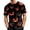 #10 Black, variant on Men's Halloween Costumes Vintage Pumpkin All-Over Print Crew Neck Short Sleeve Blouse Classic Fit Party Soft Daily Casual T-Shirts,XL,White