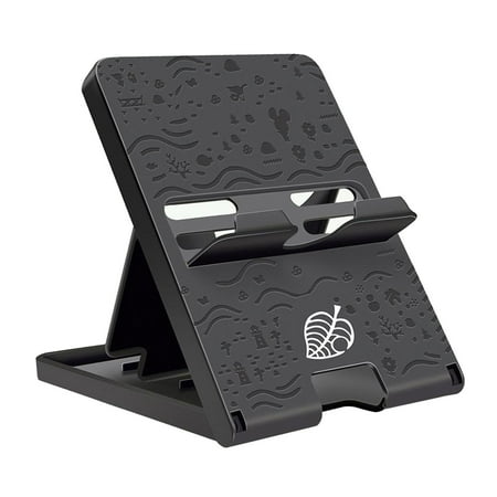 Switch Animal Crossing Switch Holder, Adjustable Switch Lite Compact Portable Foldable Mount for Accessories - Black