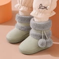 thumbnail image 4 of Girls Winter Snow Boots with Zip Non Warm Lined Shoes for Kids, 4 of 4