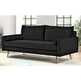 thumbnail image 5 of US Pride Furniture Villeda 70''W Polyester Square Arms Sofa Black, 5 of 10