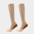 thumbnail image 2 of Medical Compression Socks Zipper Professional Leg Support Thickened Women's Socks, 2 of 5