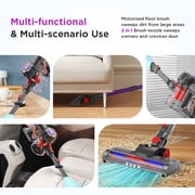 KANFUAQ Cordless Vacuum Cleaner, 38000PA/450W 50min 2500mah for Home Pet Hair Carpet Wood Floor