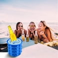 thumbnail image 3 of Bandejas para Cubitos de Hielo, Molde para Cubitos de Hielo con Tapa, Cubitos de Hielo, Cubitera de Silicona, Cubitera Mágica Reutilizable, 120 Cubitos de Hielo Redondos, para Refrescar, Whisky,, 3 of 5