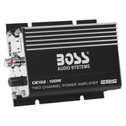 BOSS Audio Systems CE102 2 Channel Car Amplifier, 100 Watts Full Range Class A/B