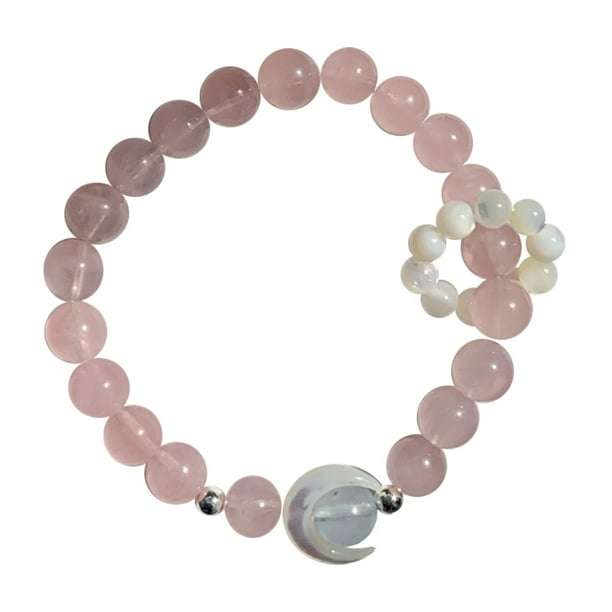 Pulsera de Chakra de Piedra Preciosa MFZFUKR Alivio del Estrés Cristal Natural Hombres Mujeres CPB-wsh185-1