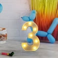 thumbnail image 5 of FAMTKT Letters Lights Alphabet Lamp LED Letter Lighting Letter Light Illuminated Letters Night Lights Decoration for Birthday Party Wedding Children's Room, 5 of 6