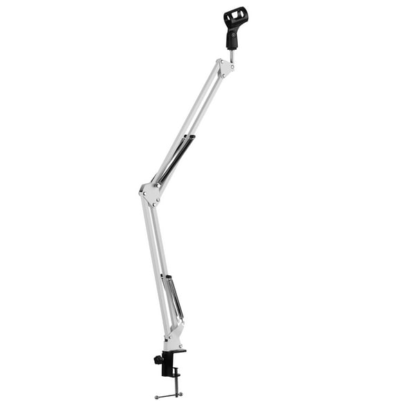 Microphone Stand Holder Table Lazy Bracket with Extendable Arm Microphone Clip