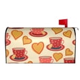 thumbnail image 2 of Haiem Cups of Tea Mailbox Covers Magnetic ,Mailbox Wraps Post Letter Box Cover for Holiday Garden Yard Decor-21x18 in, 2 of 9