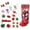 D, variant on Cat Toy, Christmas Stocking Stuffed Plush Cat with Catnip for Indoor Cats, Holiday Gift & Interactive Play