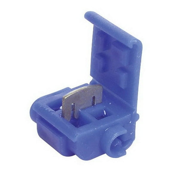 3M Electrical IDC 804-POUCH, Blue, 18-16 AWGsolid/stranded, 14 AWG stranded, 25 per pouch