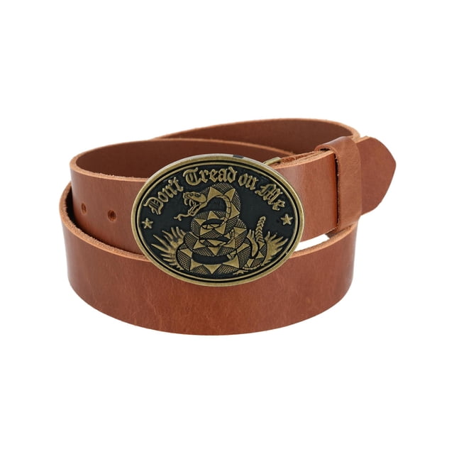 CTM® Bridle Belt with Don't Tread on Me Buckle (2 Buckle Set) (Men's)