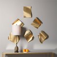 thumbnail image 2 of Uttermost Pages Flottantes Décor Mural Contemporain en Fer Doré (Ensemble de 6), 2 of 6