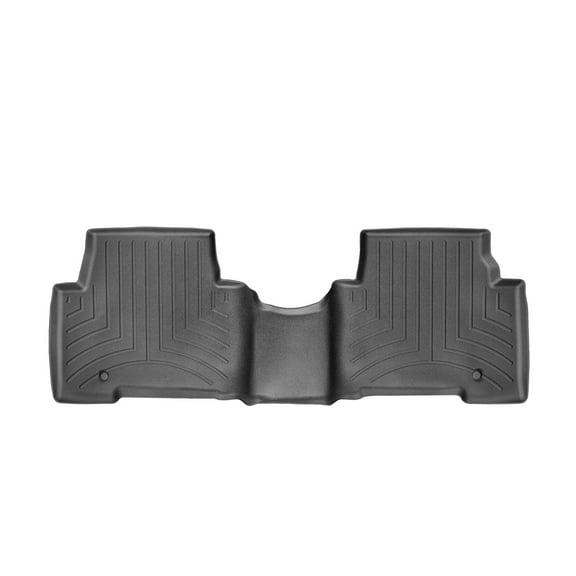 WeatherTech Custom Fit FloorLiners compatible with 2013-2018 Hyundai Santa Fe - 2nd Row, Black