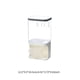 thumbnail image 2 of Dispensadores De Cereales Montados En La Pared Sellado A Prueba De Humedad Almacenamiento De Granos Sin Perforar 1000Ml Alimentos Nueces Café Grano Soya Arroz Cocina Dispensador Contenedor Minnieouse HA014572-00, 2 of 7