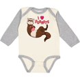 thumbnail image 3 of Inktastic I Love Ferrets Boys or Girls Long Sleeve Baby Bodysuit, 3 of 5
