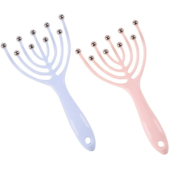 2pcs Massager Handheld Massagers Spa Head Massager Head Massager for Hair Growth Shampoo Massage Brush Handheld Therapeutic Massager Scalp Massage Tool Massager for Scalp Hairbrush