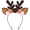 Deer, variant on Yvsxxv Plush Deer Antlers Fascinator Headband, Soft Whimsical Hair Accessory, 9.06x7.87in