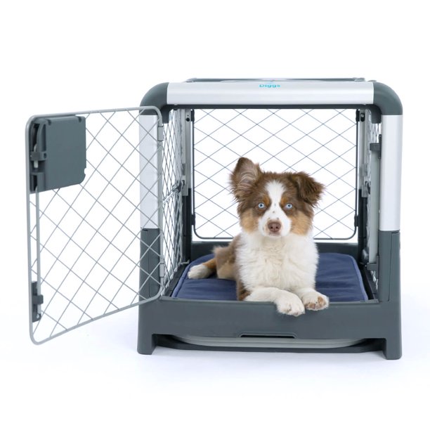 Diggs Revol Small Dog Crate Portable Travel Dog Crate with