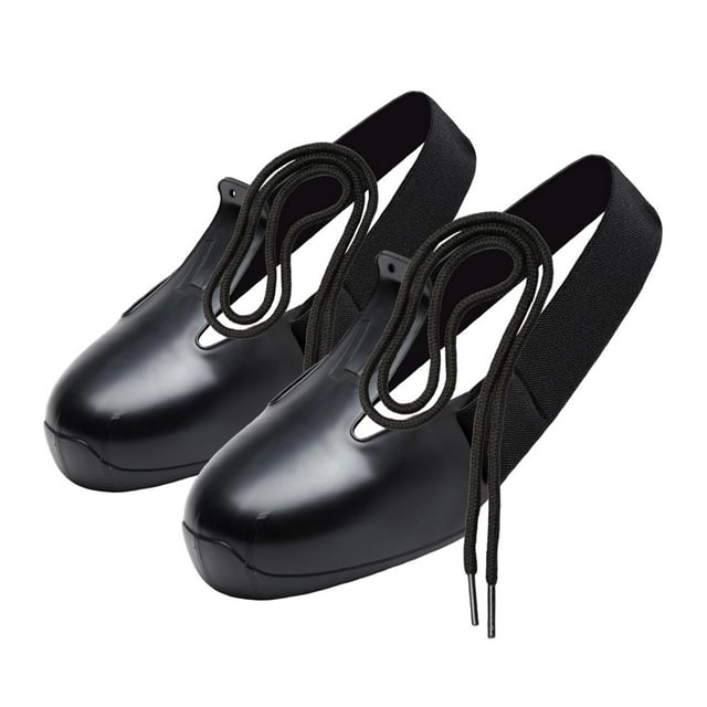 Cubrezapatos con puntera reforzada, cubrezapatos industriales para el lugar de trabajo, antigolpes, universales, de PVC, con fijación para puntera.