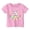 Pink, variant on Bmisegm Easter Shirts for Kids Kids Short Sleeve Graphic T Shirt for Girls Boys Casual Fashion Outdoor Play Easter Holiday Print Tee Shirts for Boys Black 4-5 Years
