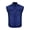 Blue, variant on Mens Biker cut off Cotton Shirt Sleeveless Denim Shirt Cowboy Button Down Shirts with Front Pocket