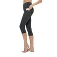 thumbnail image 2 of Nirlon 3/4 Capri Leggings For Women - High Waisted Leggings With Pockets, 2 of 5