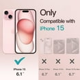 thumbnail image 2 of JETech Electroplated Case for iPhone 15 6.1-Inch, Camera Lens Full Protection, Compatible with MagSafe Wireless Charging, Shockproof Soft TPU Phone Cover (Red), 2 of 7