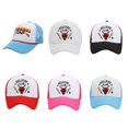 thumbnail image 2 of Stranger Things Season 4 Dustin Thinking Gorra de cosplay ajustable Hellfire Club Hat Headgear Gift oso de fresa Juguete, 2 of 3