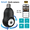 black, variant on 4MP Light Bulb Security Camera 2.4GHz WiFi,360° 2K Security Cameras Wireless Outdoor Indoor Use,Starlight Color Night Vision, Motion Detection, Audible Alarm, Compatible with Alexa