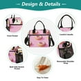 thumbnail image 3 of FORMRS Insulated Lunch Bag for Work School Unisex Large Capacity Cooler with Shoulder Strap, Cartoon Doughnuts, 3 of 6