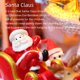 thumbnail image 3 of Navidad DIY Casa de muñecas Casas de muñecas de madera Kit de muebles de casa de muñecas en miniatur Abanopi con cubierta, 3 of 7