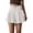A-White581, variant on XIAONU Women's Flared Shorts High Waisted Pleated Above Knee Bottoms Breathable Chic Everyday Party Shorts