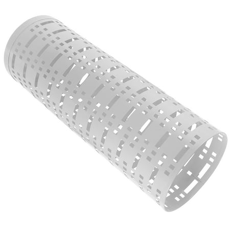 

White Umbrellas for Rain Walking Stick Holder Organizer Bucket Round