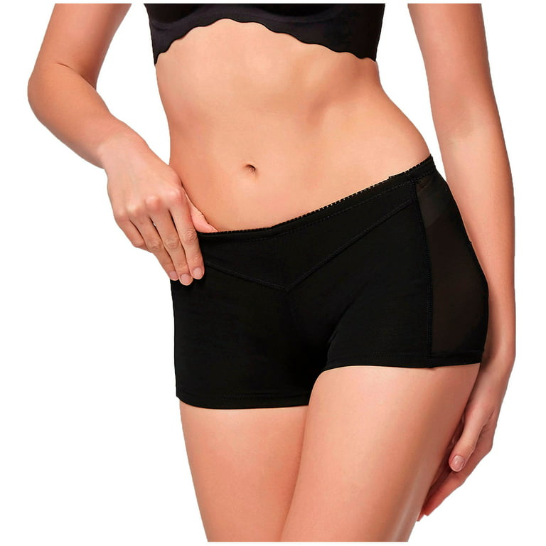 HUPOM Pregnancy Underwear For Women Underwear Girl Shorts Casual Tie  Seamless Waistband Black 3XL 