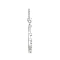 thumbnail image 5 of Araiya Sterling Silver Round Diamond Pear Drop Pendant Necklace (1/2 cttw, I-J Color, I2-I3 Clarity), 18", 5 of 5
