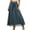 A01 Blue, variant on Mifsaly Striped Chiffon Skirts for Women Elastic Waist Long Flowy Summer Skirt Lightweight Casual Vacation Clothes S